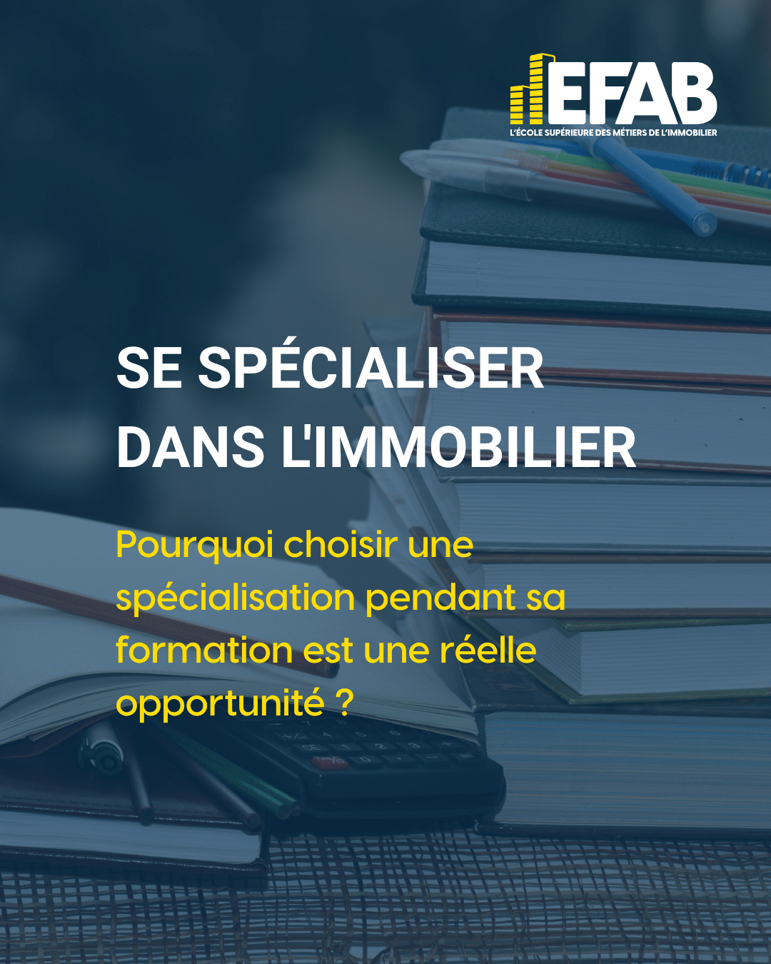 Se spécialiser dans l'immobilier - Visuel Article