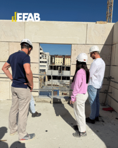 visite étudiants projet immobilier Alma Petra 1
