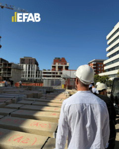 visite étudiants EFAB projet immobilier Alma Petra 2