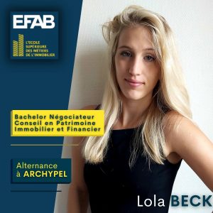 Rencontre avec Lola BECK, étudiante à l’EFAB de Grenoble