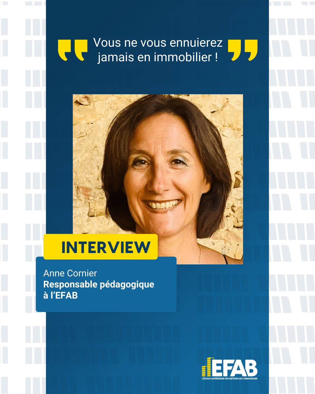 Se former à l'immobilier avec Anne Cornier