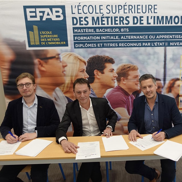 Relations Entreprises : ORPI signe un partenariat avec l’EFAB Lille