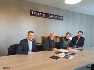 Signature du partenariat avec TOSTAIN & LAFFINEUR