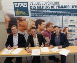 Signature du partenariat ORPI et EFAB Lille